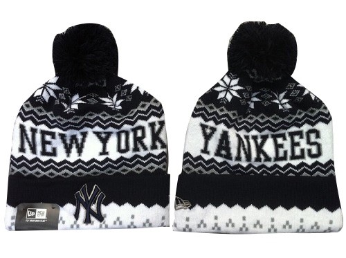 MLB New York Yankees Stitched Knit Beanies Hats 025