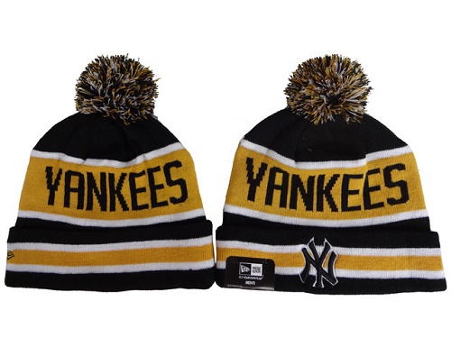 MLB New York Yankees Stitched Knit Beanies Hats 028