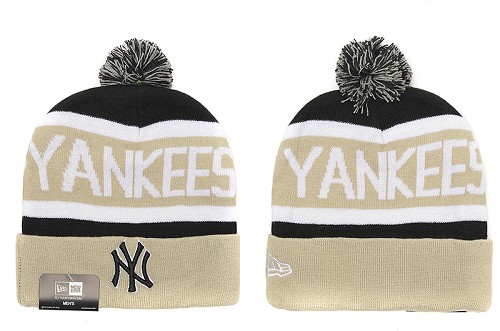 MLB New York Yankees Stitched Knit Beanies Hats 029