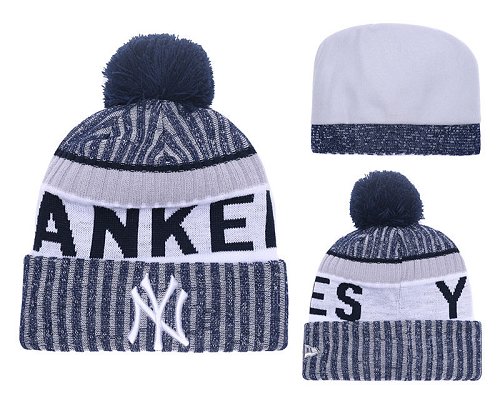 MLB New York Yankees Stitched Knit Beanies Hats 033