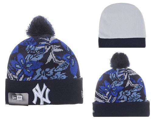 MLB New York Yankees Stitched Knit Beanies Hats 034