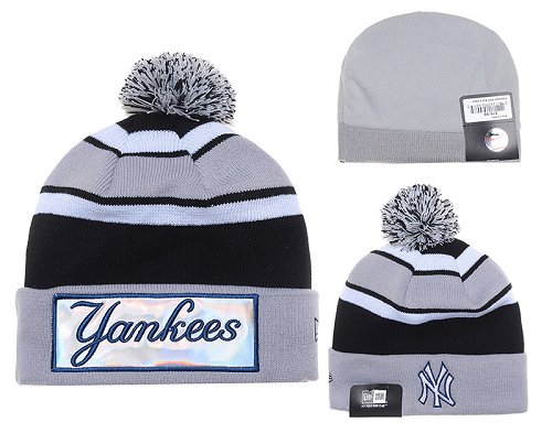 MLB New York Yankees Stitched Knit Beanies Hats 036