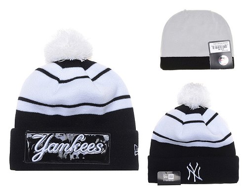 MLB New York Yankees Stitched Knit Beanies Hats 037