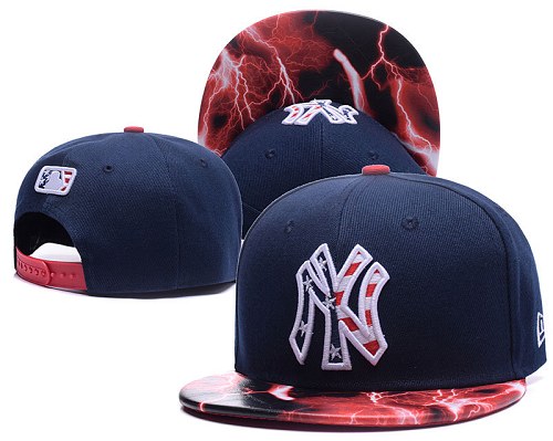 MLB New York Yankees Stitched Snapback Hats 006