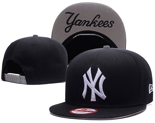 MLB New York Yankees Stitched Snapback Hats 016