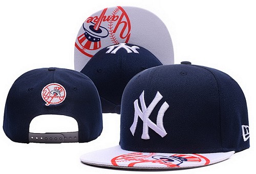 MLB New York Yankees Stitched Snapback Hats 017