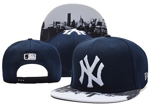 MLB New York Yankees Stitched Snapback Hats 021