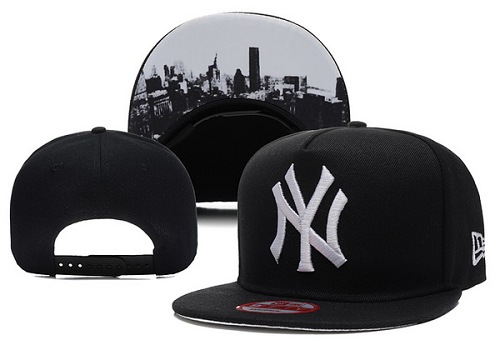 MLB New York Yankees Stitched Snapback Hats 042