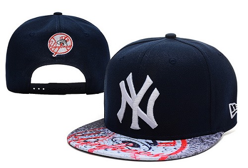 MLB New York Yankees Stitched Snapback Hats 044