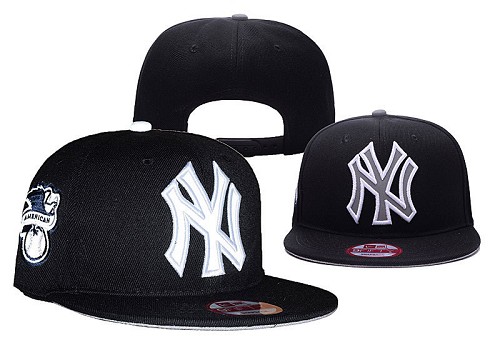 MLB New York Yankees Stitched Snapback Hats 064
