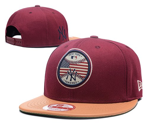 MLB New York Yankees Stitched Snapback Hats 070