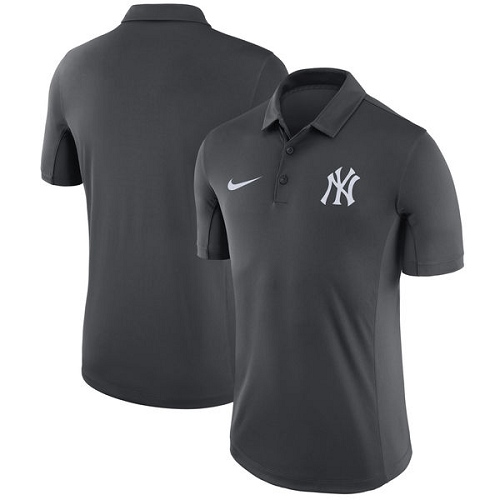 MLB Men's New York Yankees Nike Anthracite Franchise Polo T-Shirt