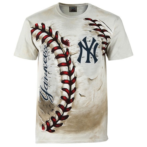 MLB New York Yankees Hardball Tie-Dye T-Shirt - Cream