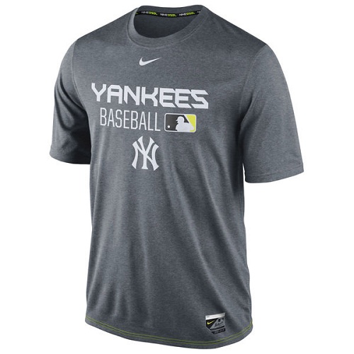 MLB New York Yankees Nike Legend Team Issue Performance T-Shirt - Charcoal